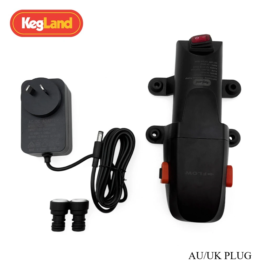 KegLand BevPump - Auto Cutoff Transmit Pump Self Priming Beverage Pump Commercial Home Brewing