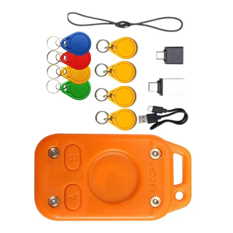 ABZZ-Restart Chameleon Ultra Card Duplicator Chameleon V2.0 RFID Emulator 125Khz 13.56Mhz Smart Reader+ 4CUID/UID Keychain