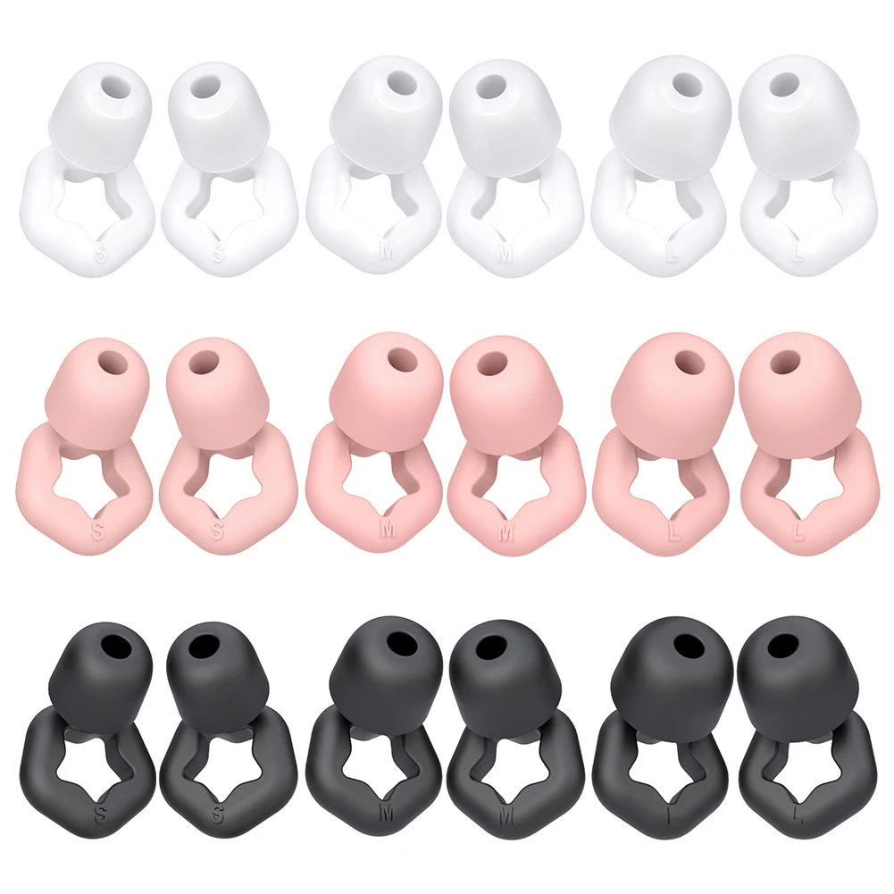 Silicone Swimming Ear Plugs Reusable Noise Prevention Earplugs Hearing Protection Earplugs for Swimming Motorbike