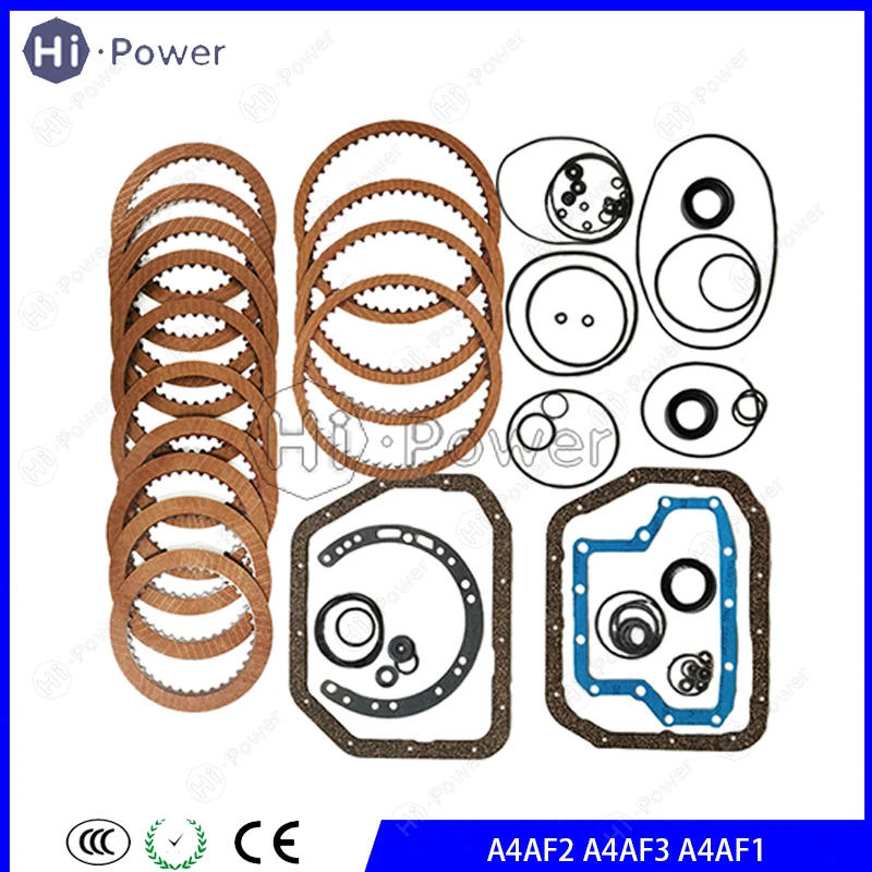 

Friction Plate A4AF1 A4AF2 Auto Transmission Clutch Overhaul Repair Kit For HYUNDAI Car Gearbox Disc Oil Seal Kit A4AF3 A4BF3