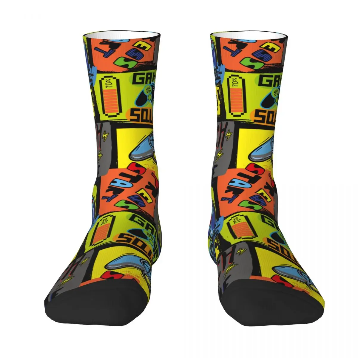 Video Game Controller Kawaii Socks Shopping Cartoon Pattern Socks