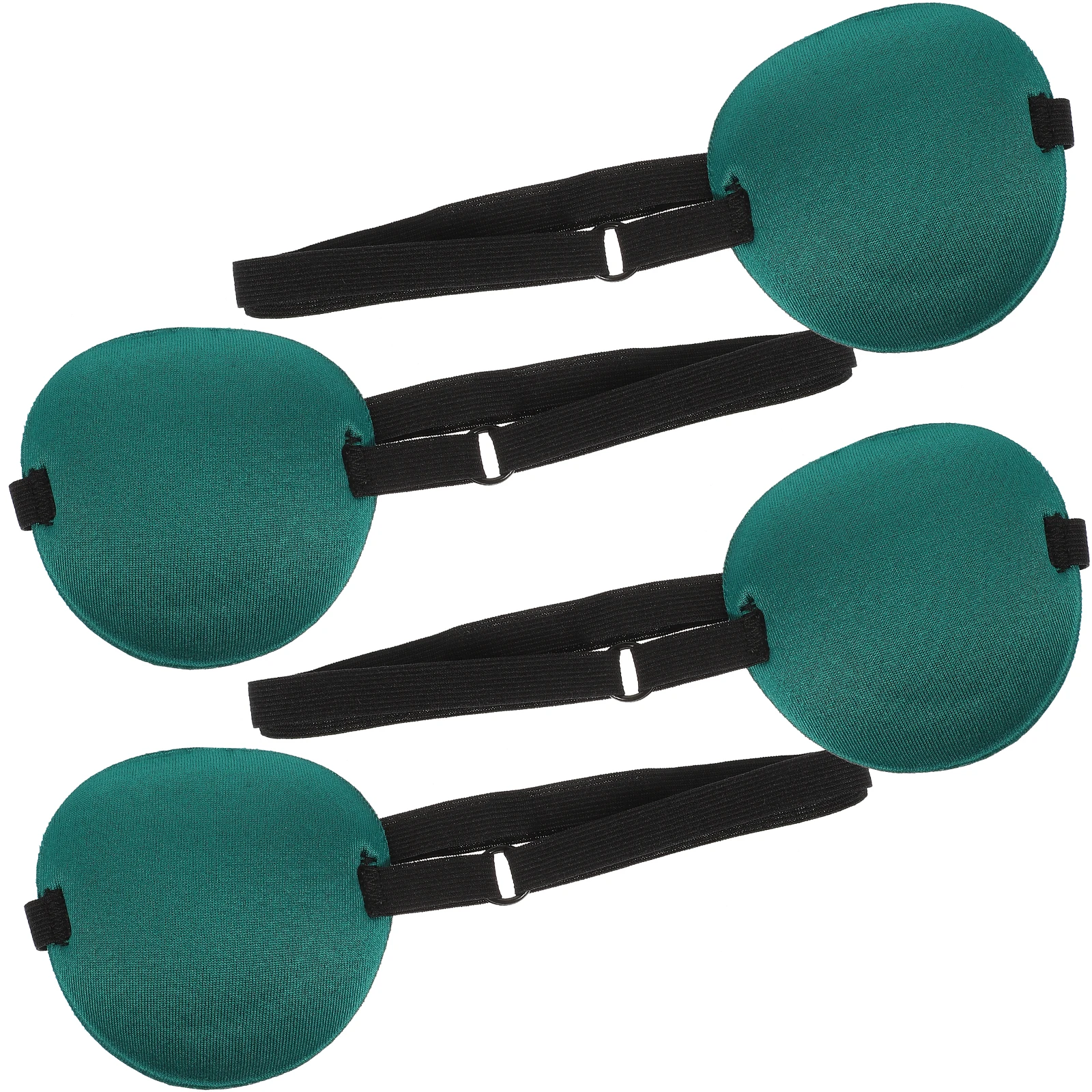 

4pcs Kids Eye Patch Adjustable Reusable Breathable Amblyopia Strabismus Correction Cover For Children Light Blocking Polyester