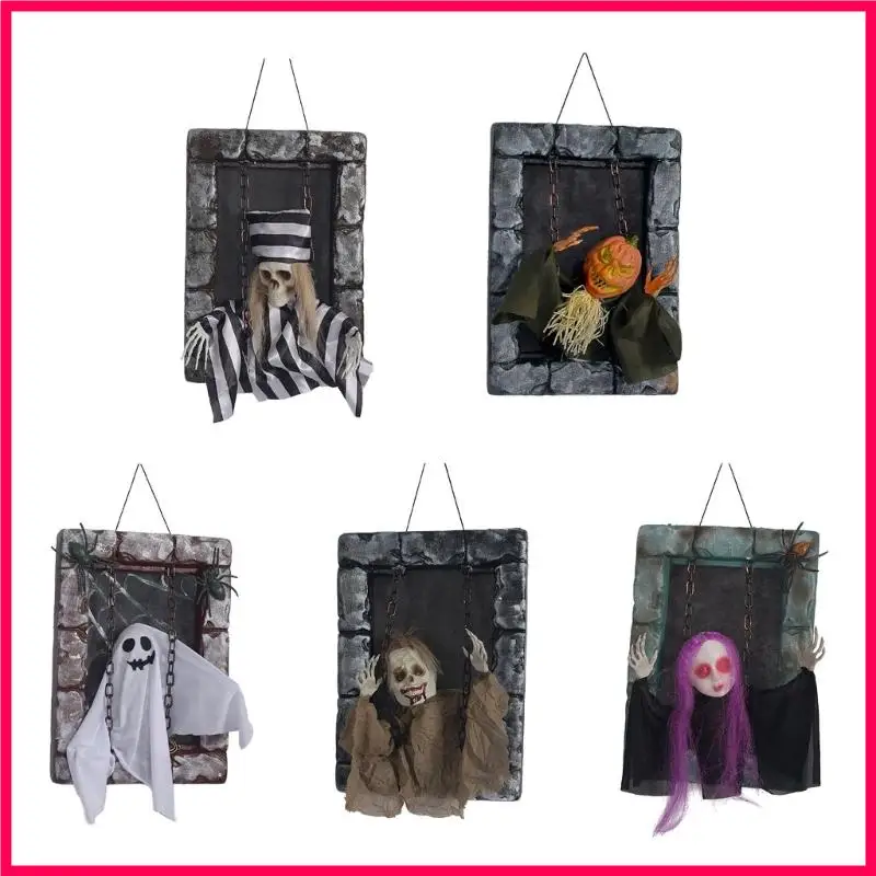

H051 Electric Ghostly Gravestone Glowing Eyes Eerie Noises Horror Theme Party