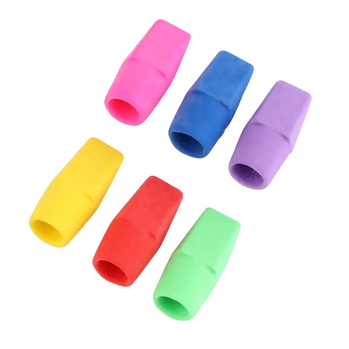 

50pcs Pencil Eraser Colorful Erasers For Students Artists Office Stationery Soft Tpr Material Large Quantity