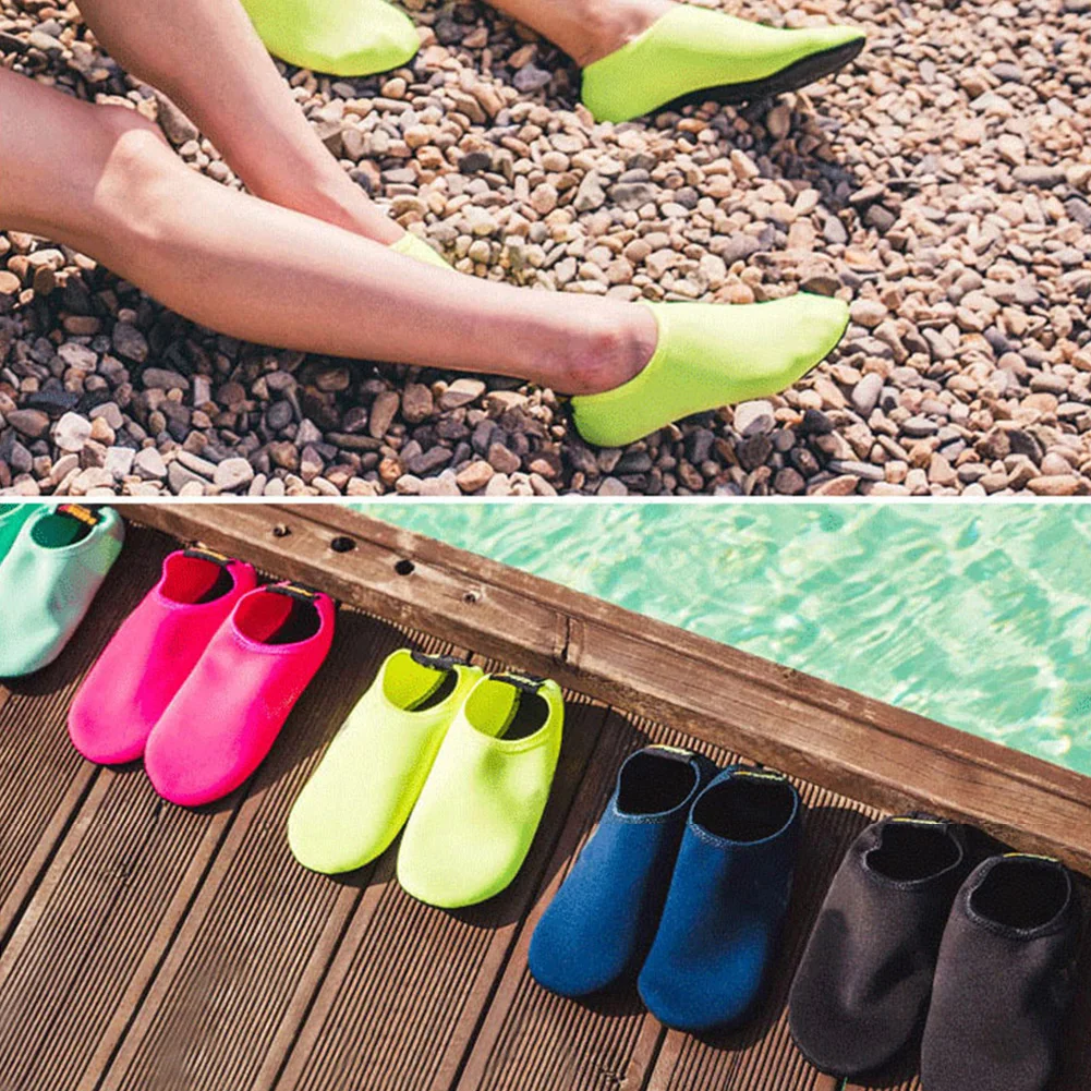 Summer Aqua Beach Sandal Flat Shoe Seaside Non-Slip Sneaker Socks Unisex Water Shoes Swimming Diving Socks Slipper for Kid Adult