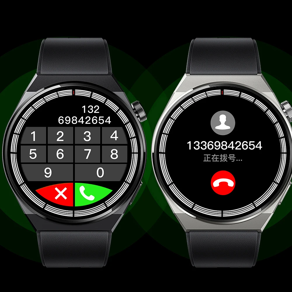 VALDUS GT8 Jam Tangan Pintar Pria Wanita Panggilan Bluetooth Asisten Suara Deteksi Denyut Jantung NFC Kompatibel dengan Jam Tangan Pintar Android IOS