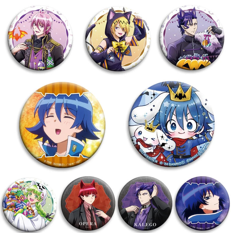 

Anime Demon School! Iruma-kun Tinplate Button Pin Creative Brooch Character Icon Badge for Clothes Bag Decor Jewelry Accessories