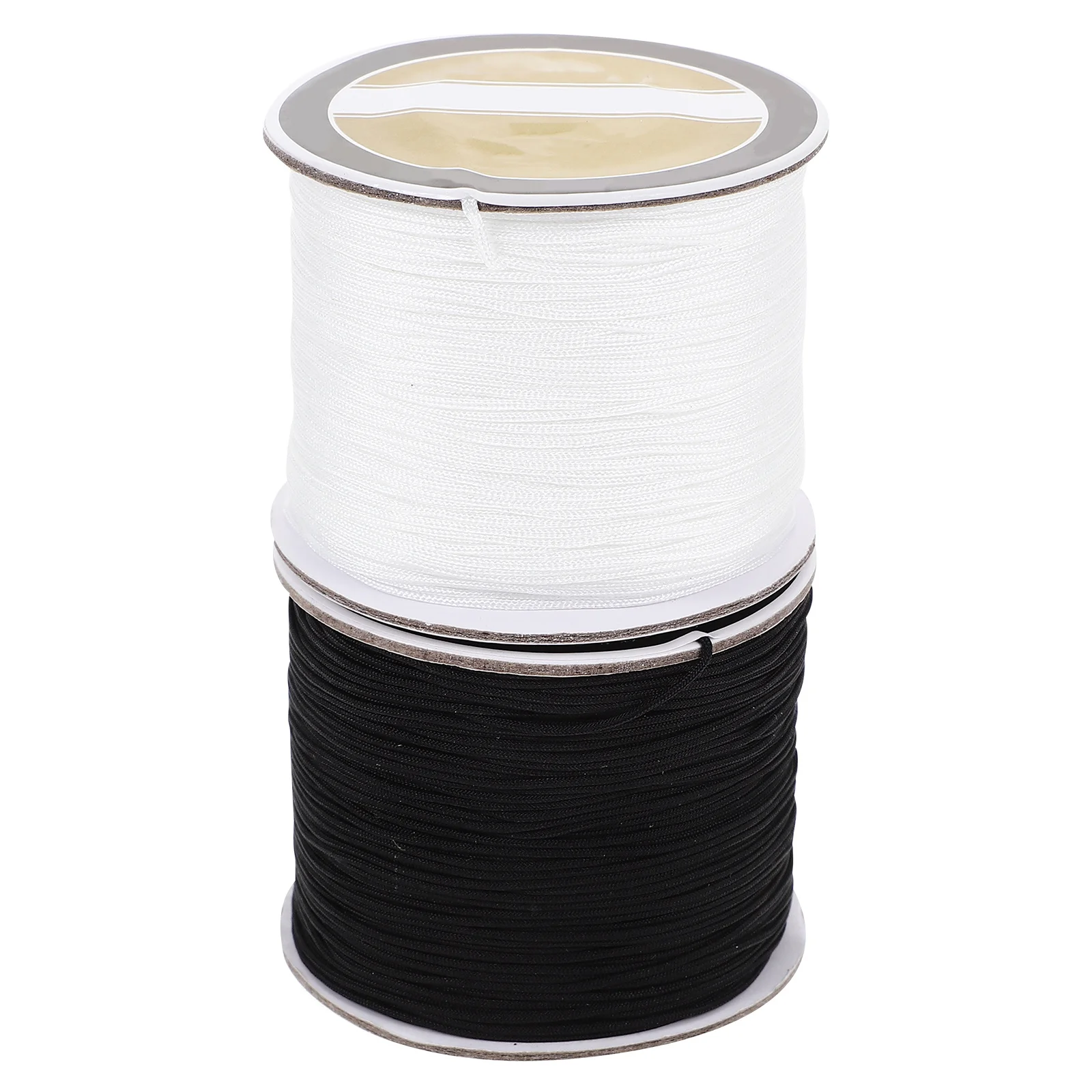 

2 Rolls Beading Thread Cord for DIY Bracelet Necklace Making Braided Rope Jewelry Craft Wear-Resistant Chinlon Material