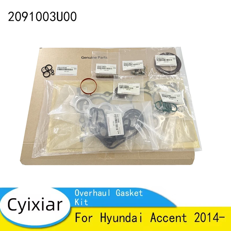 

20910-03U00 2091003U00 Brand New Genuine Overhaul Gasket Kit For Hyundai Accent 2014-