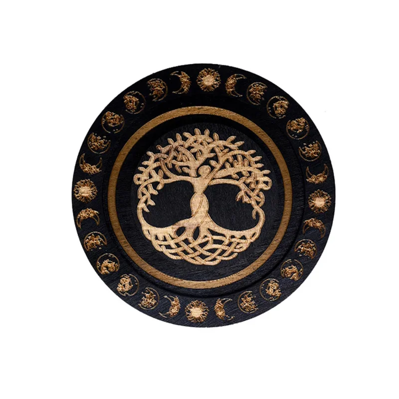 سوار عرض بطاقة التارو علم التنجيم العرافة سوار خشبي صينية مجوهرات صينية الخرز المستديرة عرض مجلس طبيعي ديكور المنزل #5