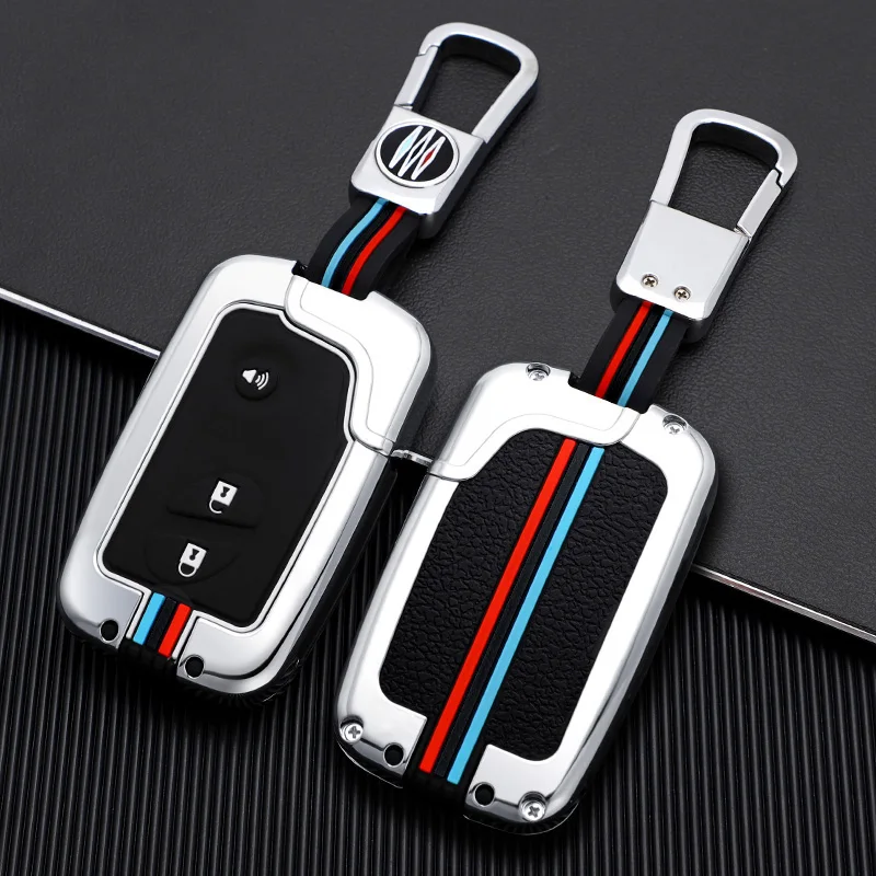 

2 3 Buttons Zinc Alloy +Silicone Full Cover Car Key Case for Toyota Prius 30 Alpha Aqua Land Cruiser Auris for Lexus LC 200