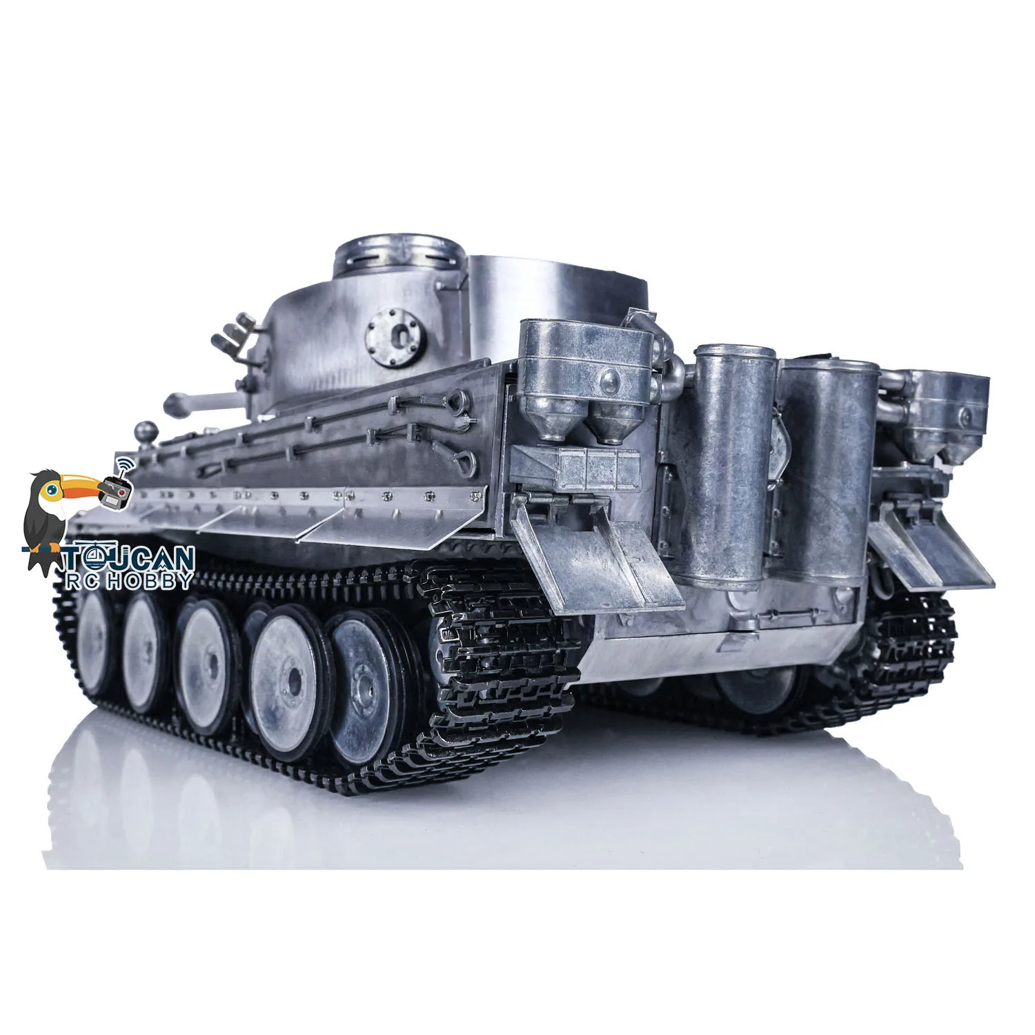 마토 KIT RC 탱크 1/16 스케일 독일 타이거 I BB 슈팅 1220 메탈 트랙 및 휠 RC 모델 무선 조종 팬저 장난감 소년용
