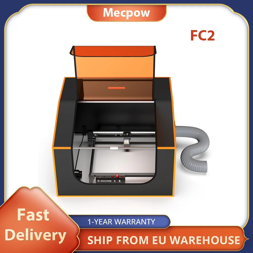 حاوية مقاومة للحريق مع مروحة لسيارات Mecpow ، c2 ، X5 Pro ، Sculpfun ، S30 ، سلسلة الترا ، * من من من من من fay ، رؤية شفافة كريستالية