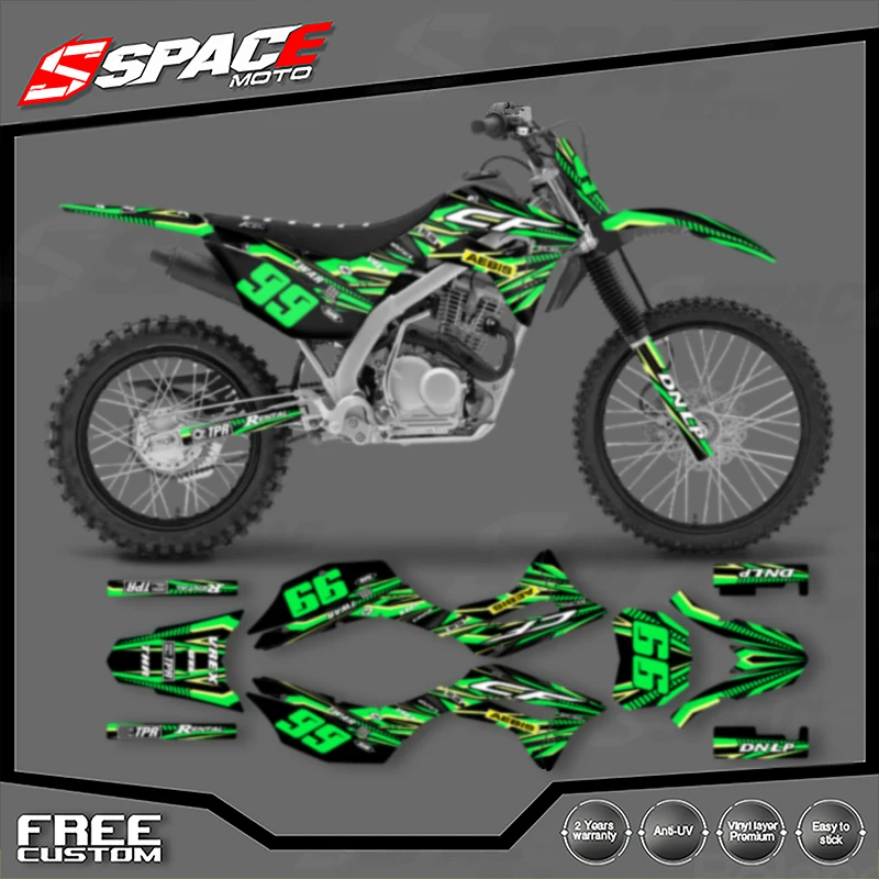 

SPACE Custom Motorcycle Graphics Background Decal for HONDA CRF 19-21 CRF125F CRF CRF125 CRF125F 2019 2020 2021 Stickers Kits 05