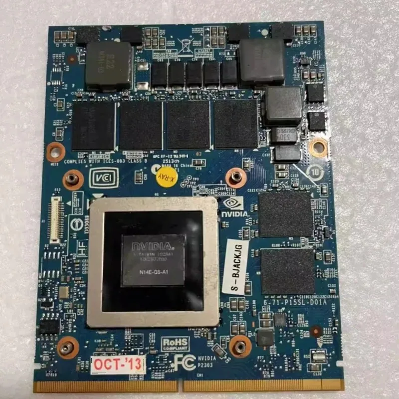 GTX 770M GTX770M 3G r M17X R3 R4 R5 M18X R1 R2 vídeo gráfico GT72S GT62 GT72 X70-A X75-A MSI GT60 GT70 IMAC A1312 GTX770