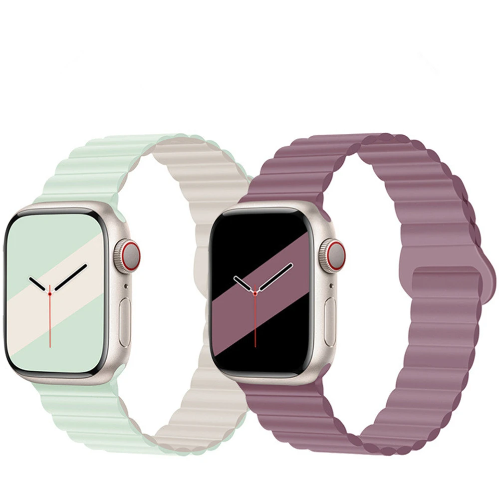 Двухцветный силиконовый ремешок для Huawei Watch Fit 3 Магнитная Петля универсальный браслет спортивные Смарт-часы Fit3 заменяет запястье