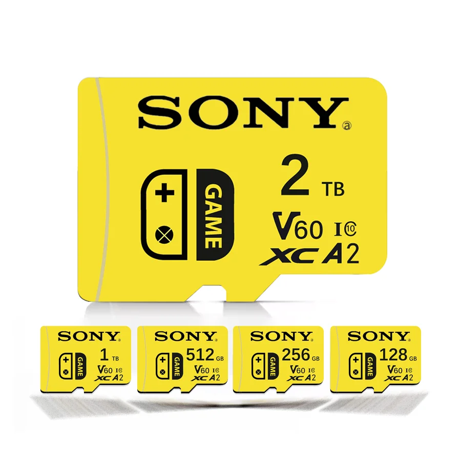 

Sony 64GB 128GB 256GB 512GB TF MicroSD Memory Card C10 A2 for Nintendo Switch Games Phones Cameras 4K TV SD/TF Cartão De Memória