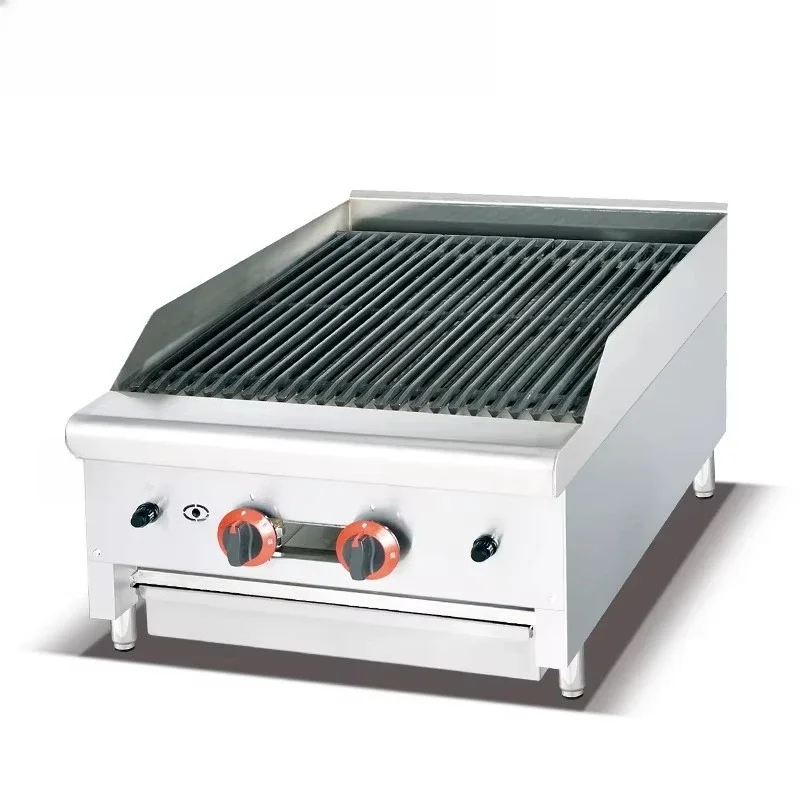 

Countertop Grill Commercial Stainless Steel Lava Coal Char Grill