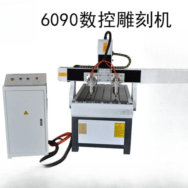 6090 numerical control engraving machine, one to two, plane three-dimensional square rail woodworking machine c