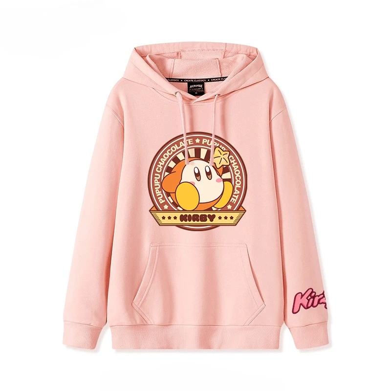 Japanese Early Autumn Tops Star Kirby Hooded Sweater Couple Girlfriend Clothing Loose and Versatile Lazy College Style Sweater