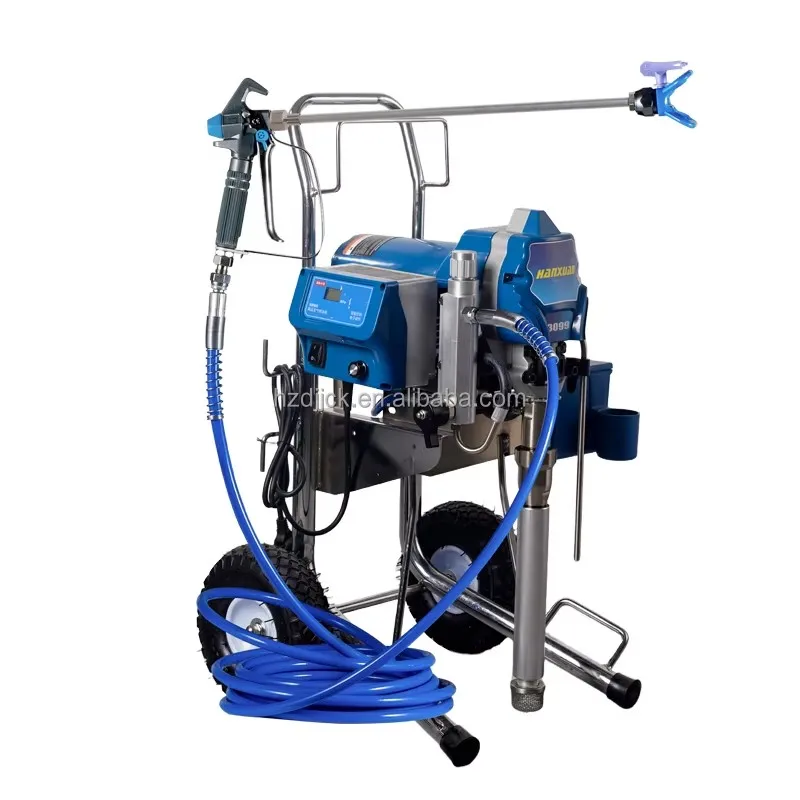 

Высококачественный промышленный электрический безвоздушный распылитель с плунжерным насосом, бесщеточным двигателем, настраиваемый, для нанесения латексных красок и покрытий