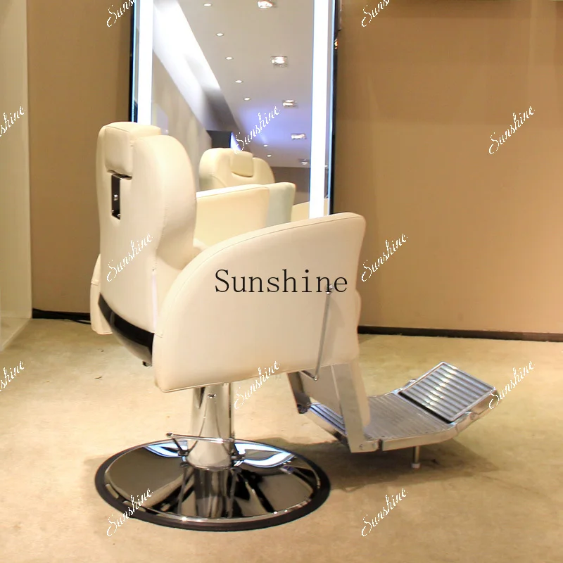 Men's haircut oil head chair, simple high-end and high-grade  FT