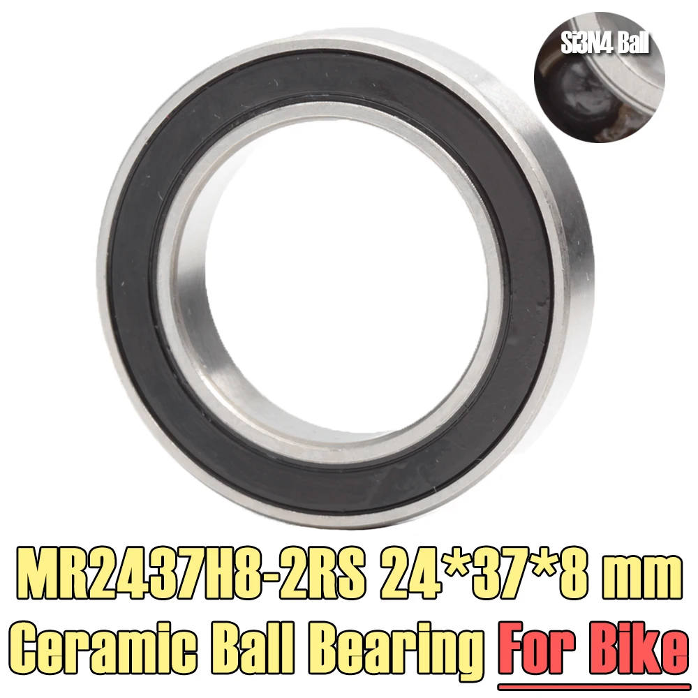 

MR2437H8-2RS подшипник 24*37*8 мм (1 шт.) MR 24378 RS велосипед BB Нижний Кронштейн запчасти для ремонта 24 37 8 керамический шариковый подшипник