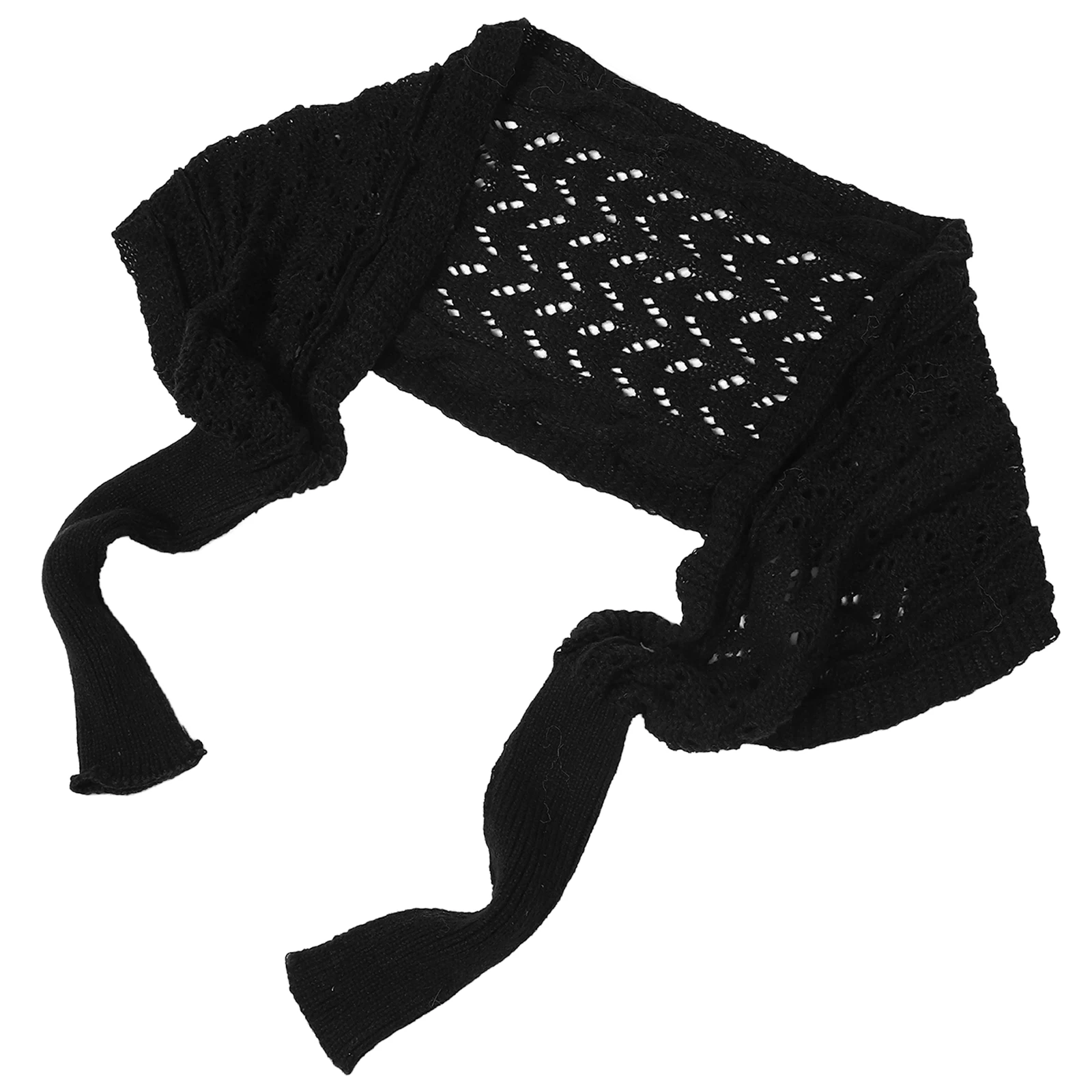 

Fashionable Warm Cable Knit Autumn Winter Black Boho Stole Wrap Shawl Sleeves Soft Chunky Scarves Women Winter Knit Wrap Cable