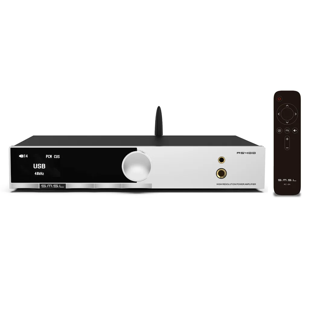 SMSL AS400 ハイレゾ DAC パワーアンプヘッドフォンアンプサポート