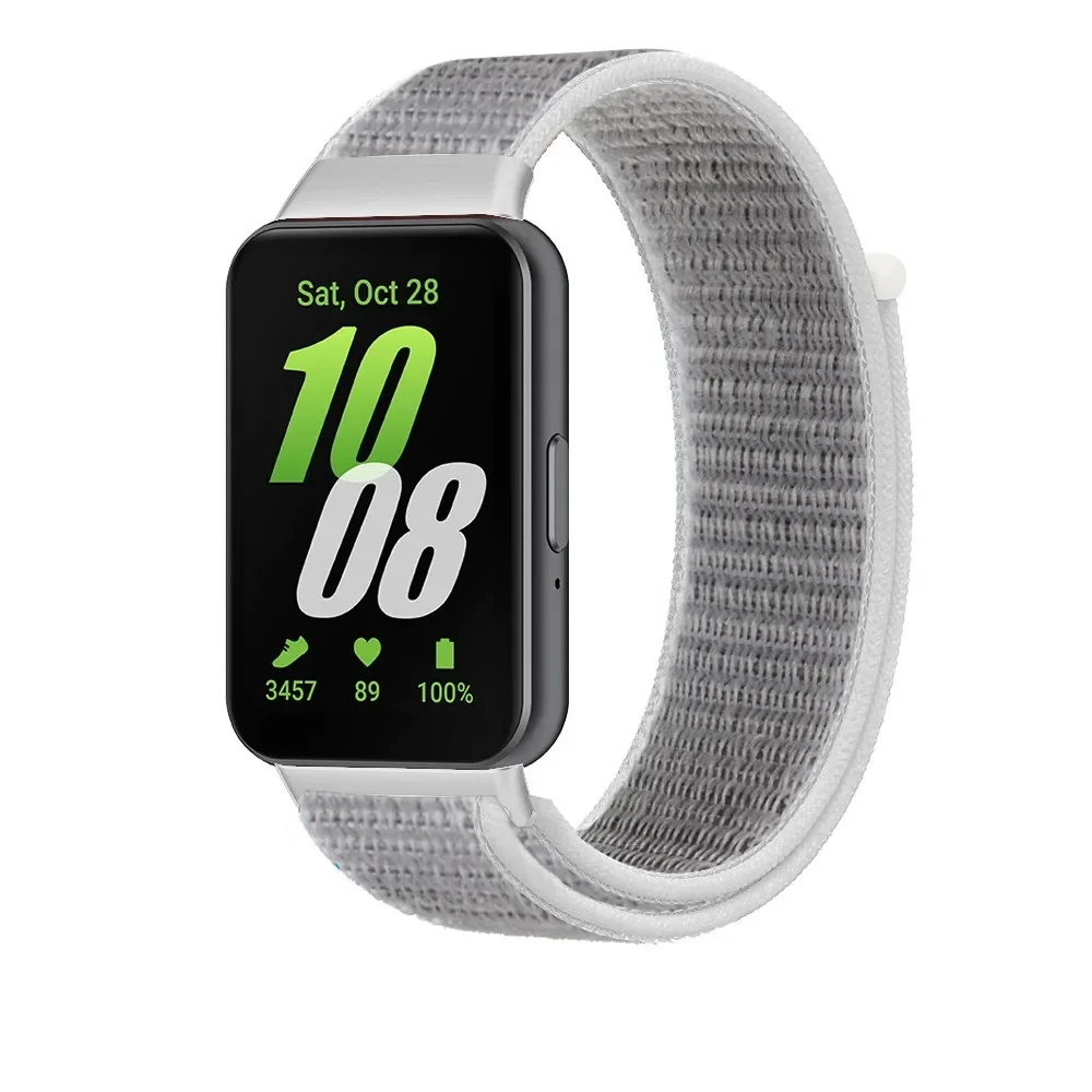 Offizielles Nylon-Schlaufenarmband für Samsung Galaxy Fit 3, weiches, bequemes, atmungsaktives Armband, Samsung Galaxy Fit 3 Correa Zubehör – Detail 14