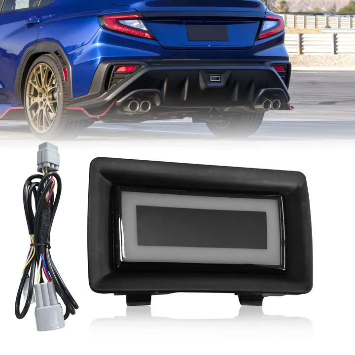 Rear Lower Bumper LED Smoke Lens ACC/BRAK Brake Light Lamp For 22-24 Subaru WRX
