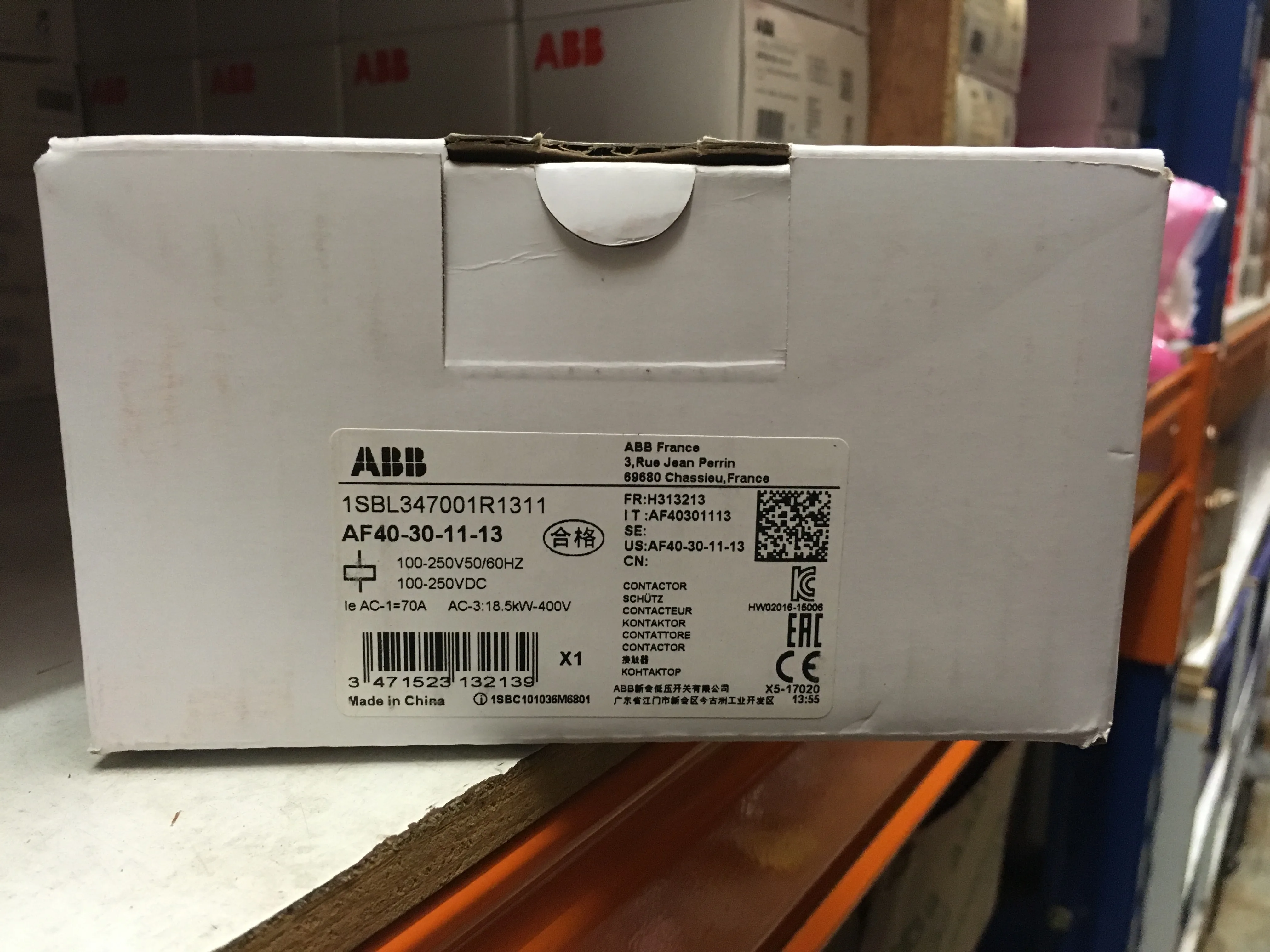 ABB Contactor, New Original AF40- 30-00-13 /AF40- 30-00-14 DC AC Shared