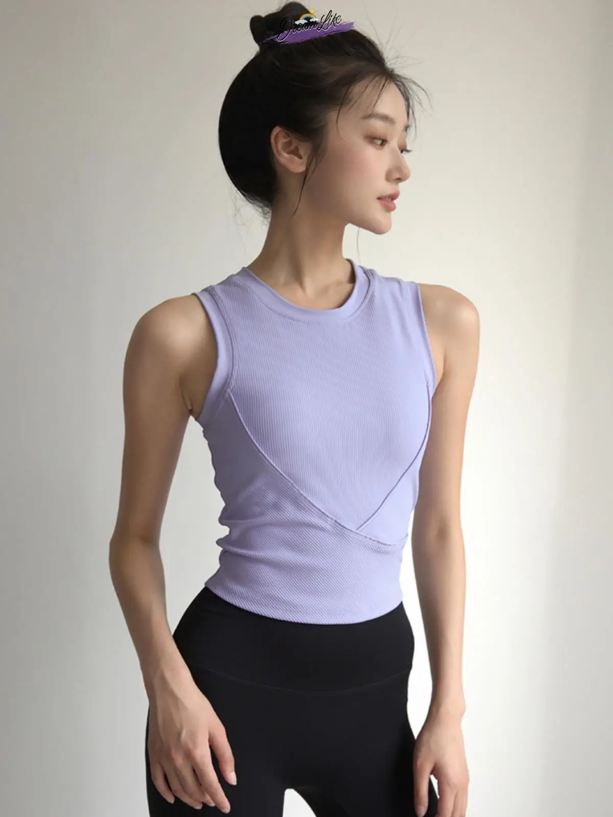 

Женская спортивная майка для йоги и бега, быстросохнущая, с подкладкой для груди, для фитнеса