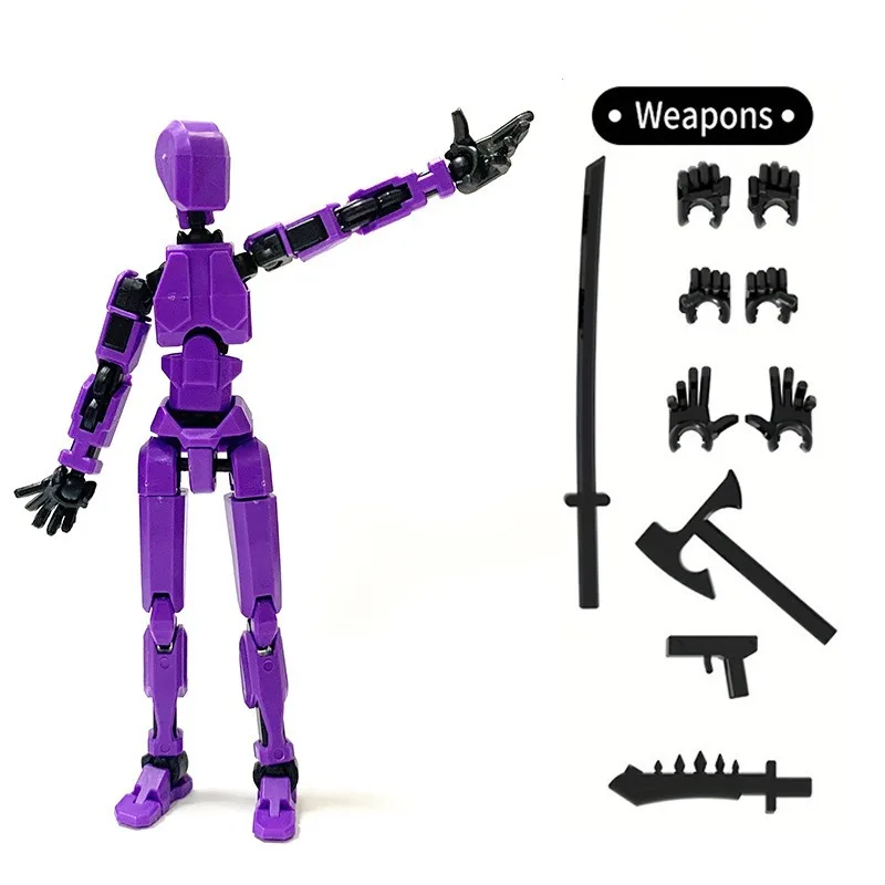 New Funny 13 Lucky Action Figure 13 Joint Movable 3D Printed Toy 3rd Generation Dummy Doll DIY Decompression Tool Children\'s Toy