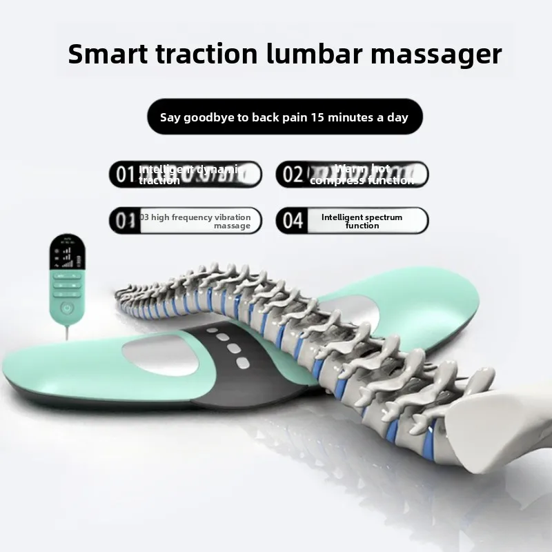 الشركة المصنعة الذكية الخصر مدلك قطني مهديء تدليك الخصر الكهربائية الساخن ضغط الاهتزاز قطني مدلك #2