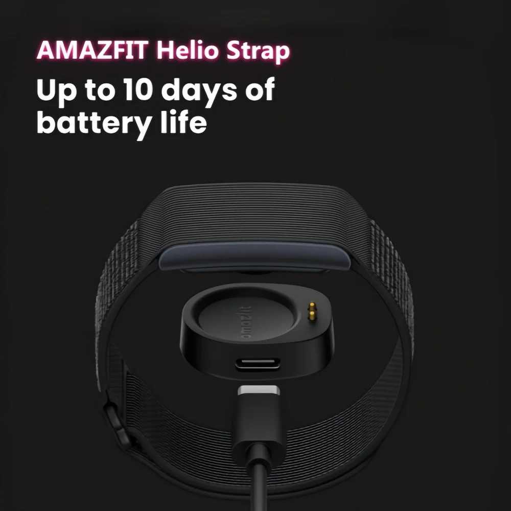 

AMAZFIT Helio Strap Smart Bracelet for man woman kids 24/7 Fitness Heartrate HRV Sports Sleeping Tracker reloj inteligente 2025