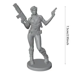 Figura de resina 1/24 sin pintar paracoleccionismo y rol