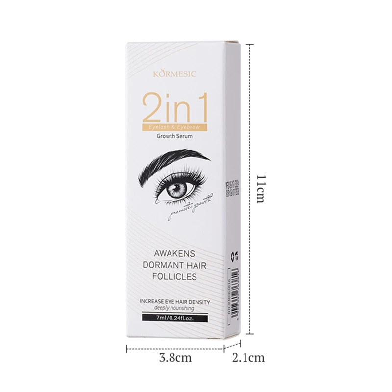 Fast Eyelash Growth Serum 7 Days Natural Eyelash Enhancer Longer Fuller Thicker Curling Lash Treatment Eye Care Korean Makeup