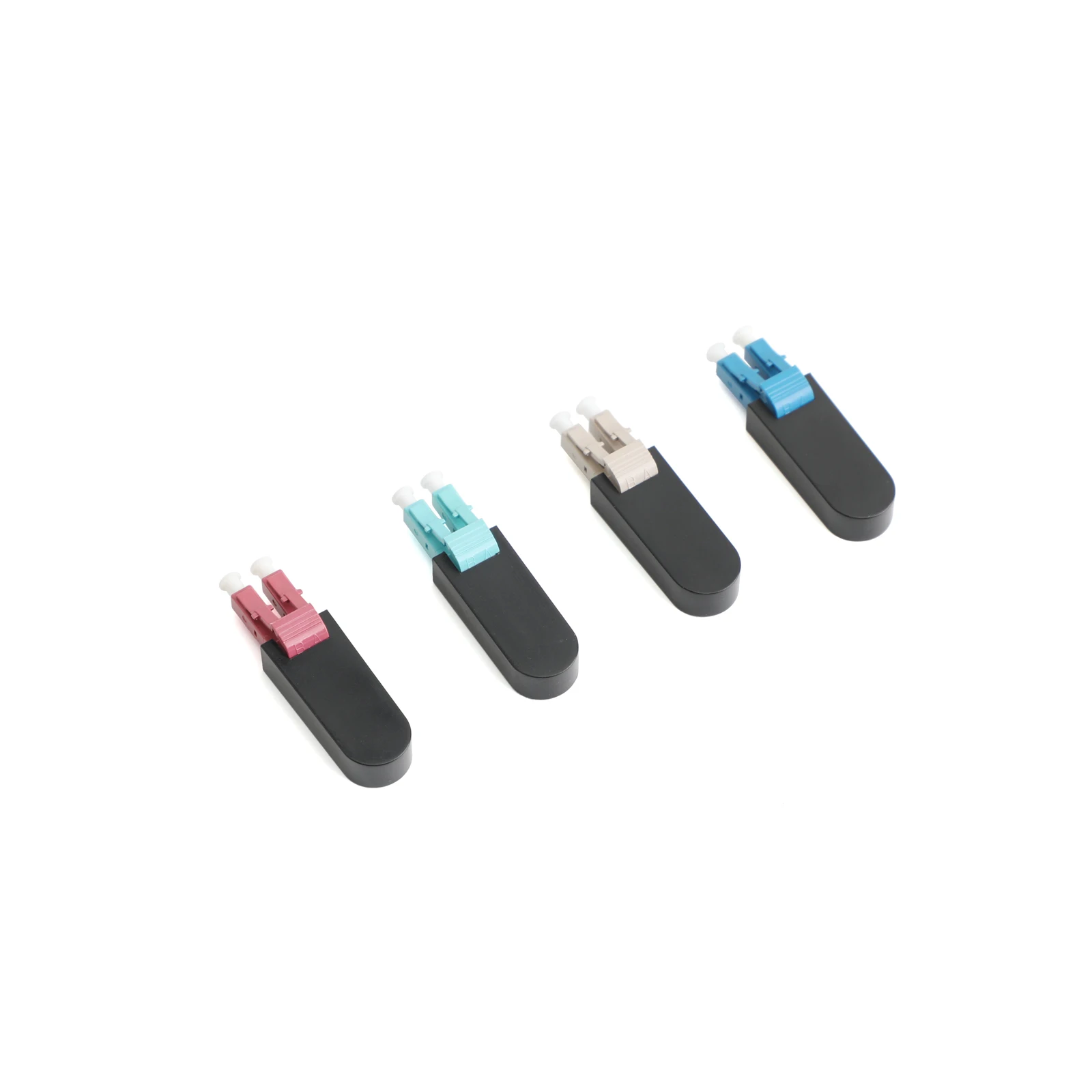 5PCSFiber Optic Loopback Male Single Mode Multimode UPC 2LC  OM3 OM4 Adapter Loop Fiber Optical Tester Plug Connector