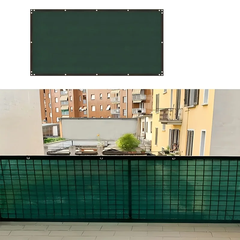 

Усовершенствованная солнцезащитная сетка для террасы изготовлена из HDPE высокой плотности с утолщенной обработкой, имеет профессиональную частоту затенения 92%,