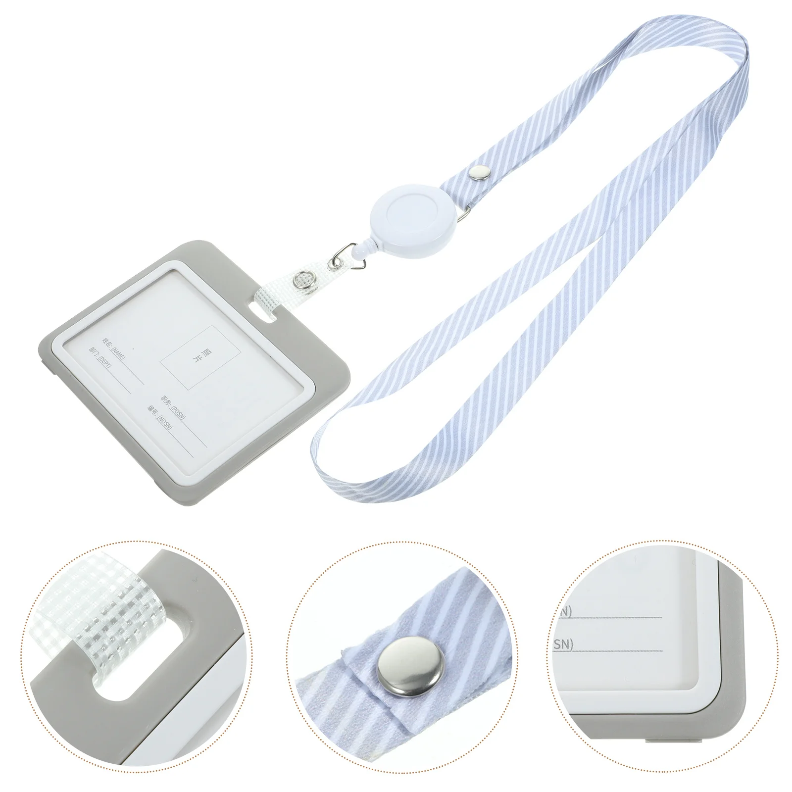 2pcs Chest Badge Lanyard Horizontal Id Badge Sleeve Slim Card Protectors For Credit Cards Name Cards Game Pictures Storage