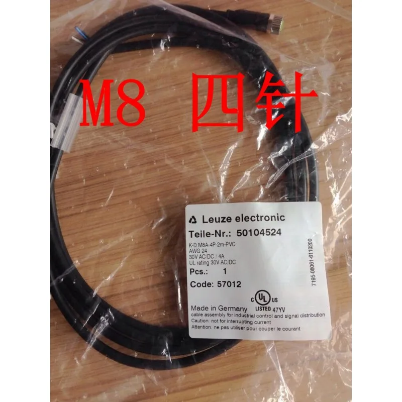 

Кабель LEUZE KD M8A-4P-2M-PVC KD U-M8-4A-V1-020 и аксессуары