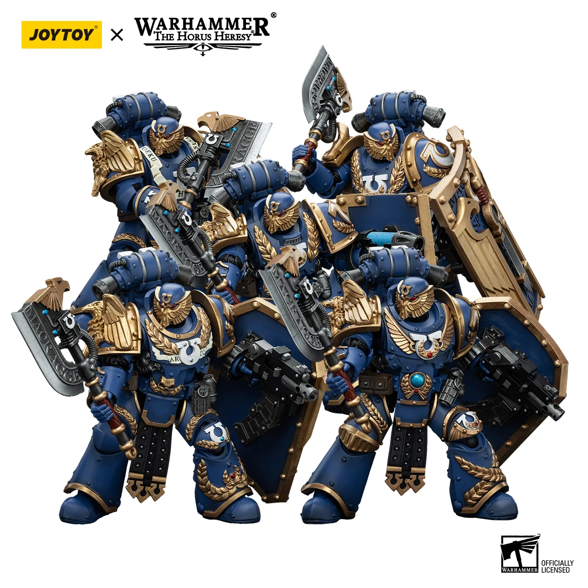 

[Pre-Order]JOYTOY Warhammer 30K 1/18 Action Figures Ultramarines Invictarus Suzerain Squad Suzerain 5PCS Model