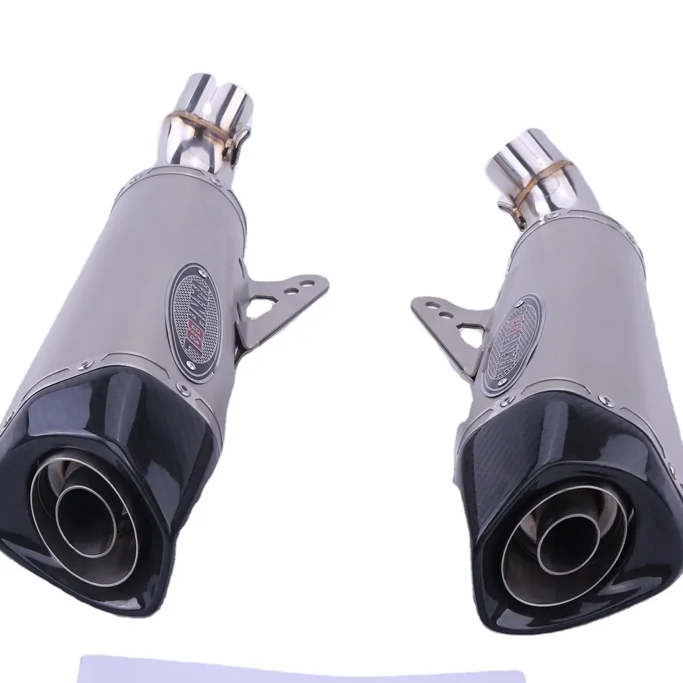 

STLF Monster 696 695 796 795 1100 Competition Werkes Dual GP Slip on Motorcycle Exhaust Pipe Muffler