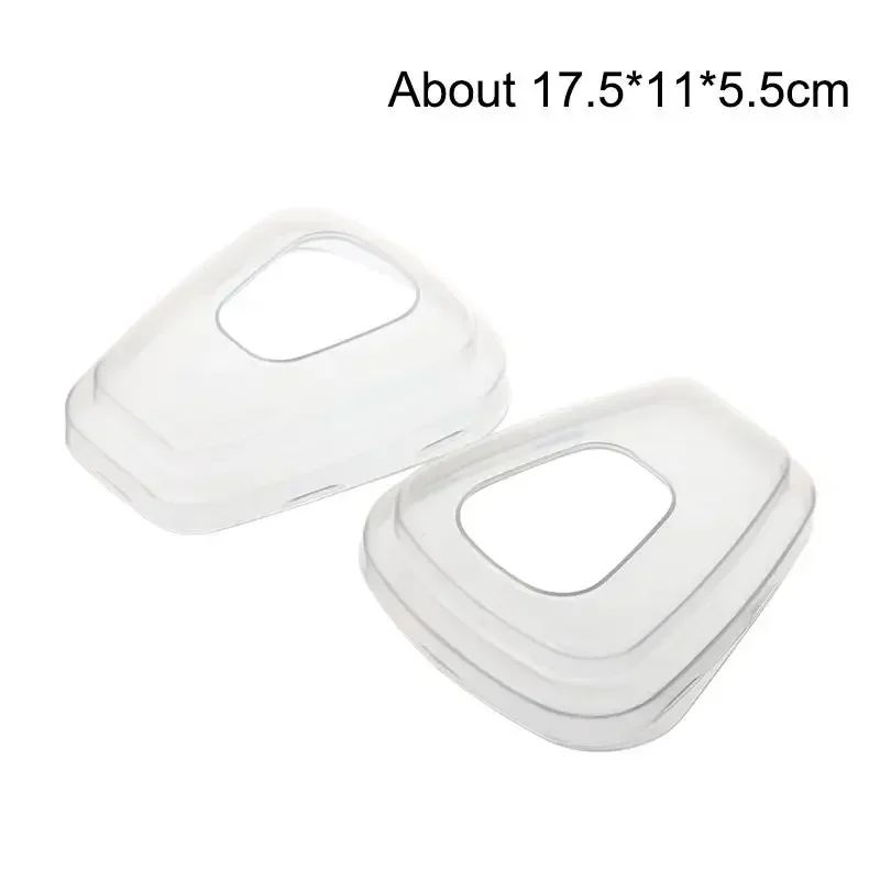 필터 면 커버 필터 면 액세서리 가스 마스크 필터 상자 투명 커버 필터 면 버클 쉘