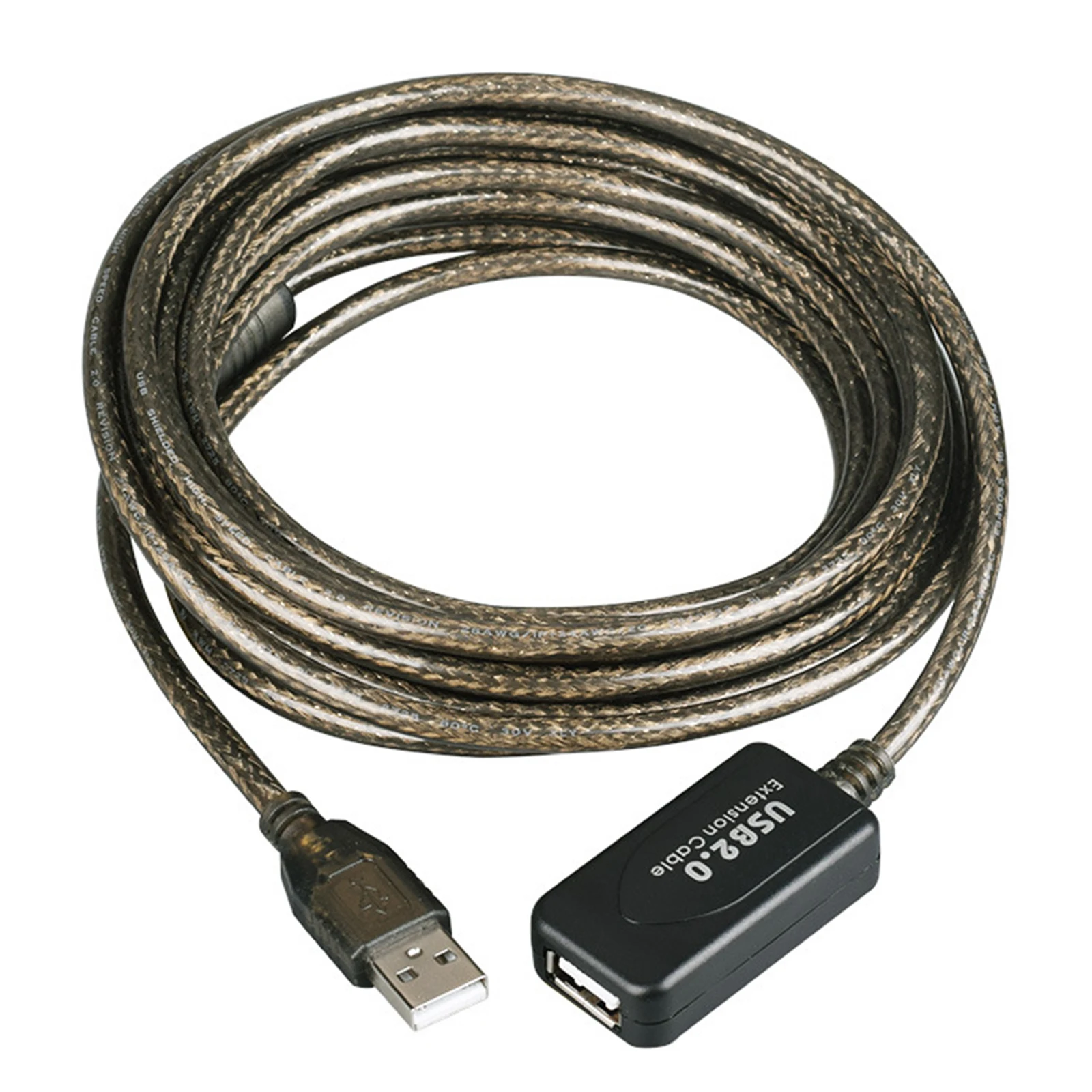 3M 5M 10M 15M 20M 25M 30M USB 2.0 Extension Cable Male to Female Active Repeater Wireless Network Card Extender USB Adapter Cord