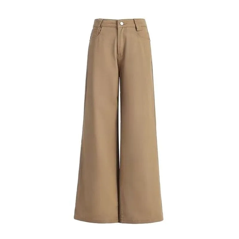 American Wide-leg Jeans 2026 Summer Low-rise Loose Women's Trousers
