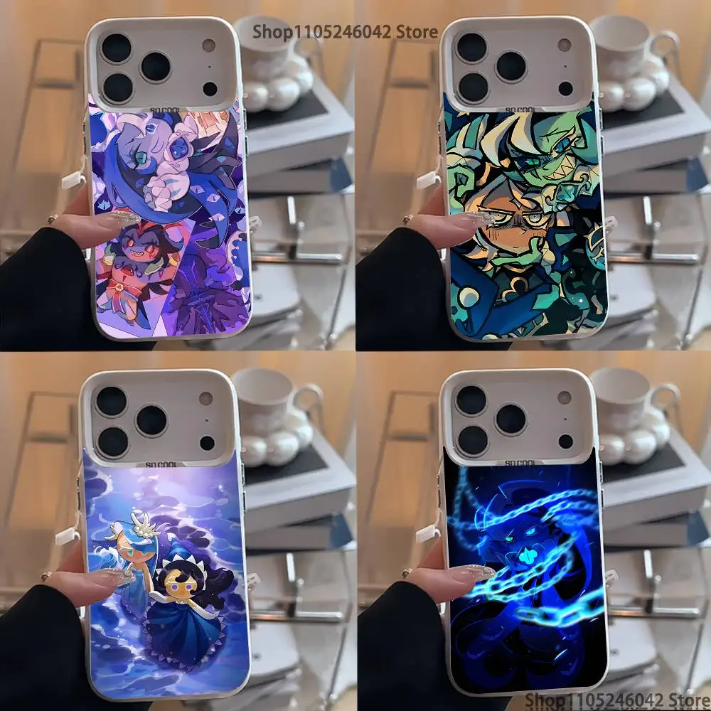 

S-Shadow Milk C-Cookie For iPhone 17,16,15,14,13,12,11,Mini,Pro,E,SE4,XS,MAX White Candy Matte Cover