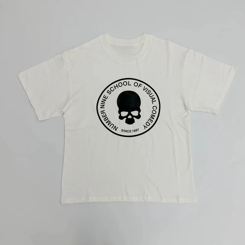 2026 Neues Damen- und Herren-T-Shirt mit Nummer 9 N9, klassischem Totenkopf-Print, Hip-Hop-Skateboard-Harajuku-T-Shirt-Oberteil – Detail 4