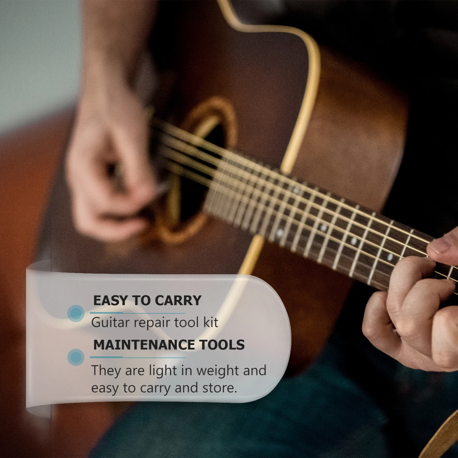 

1 set Guitar Maintenance Durable Cleaning Kit Repair Accessories Practical Storage Guitar Maintenance Tools Professional Use